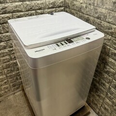 【美品】大阪送料無料★3か月保障付き★洗濯機★2022年★ハイセンス★5.5kg★HW-E5504★S-369