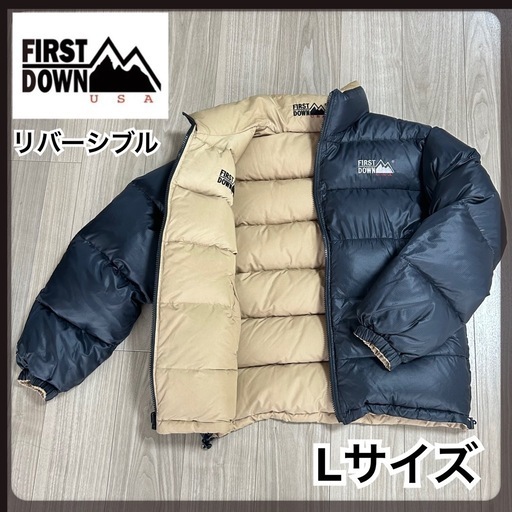 大人気　FIRSTDOWN ファーストダウン　リバーシブル　ダウンジャケット