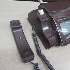 シャープ FAX UX-600CL デジタルコードレスファクシミリ ブラウン系 子機１台付き ファックス機 SHARP 苫小牧西店の画像