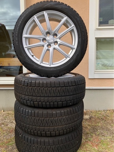 レクサス　LS スタッドレス　ランフラットタイヤ　ホイール付き