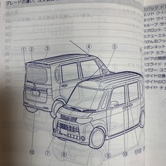 取扱説明書ダイハツタントの画像