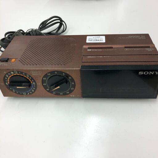 Wa1266  ジャンク品  アンティーク  ラジオ  昭和  ＳＯＮＹ  ＩＣＦ－Ｃ５５