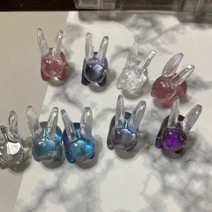 0うさぎレジンプレゼントの画像