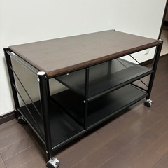 キャスター付TV台　極美品✨の画像