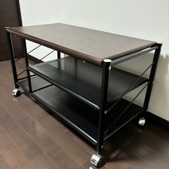 キャスター付TV台　極美品✨の画像
