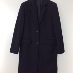 UNIQLOウールカシミヤチェスターコート　ネイビー　Mサイズ