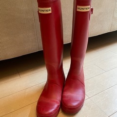 HUNTER BOOTS RED