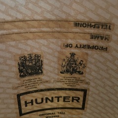 HUNTER BOOTS REDの画像