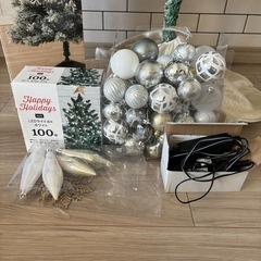 クリスマスツリー　　オーナメント　電球セットの画像