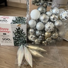 クリスマスツリー　　オーナメント　電球セットの画像