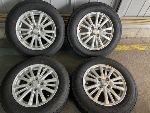 175/70R14   ホイールタイヤ4本セット   グッドイヤー アイスナビ7　 溝 6ミリ 　２１年製