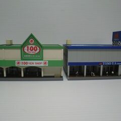ジオコレ(1/150)100円ショップ&スーパーマーケット