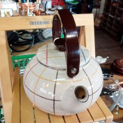 未使用品 レトロ EJIRY エジリー ホーローケトル やかん 昭和レトロ　/TJ-2103 2F北の画像