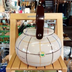 未使用品 レトロ EJIRY エジリー ホーローケトル やかん 昭和レトロ　/TJ-2103 2F北の画像