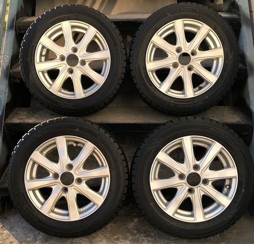 ［SOLD］13インチ アルミホイール スタッドレス 155/65R13 2021年　軽自動車