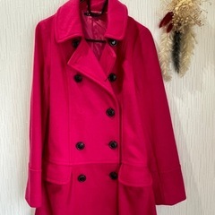 ♡イング　INGNI 難あり美品★ピンクコート　バックリボン