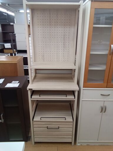 ★ジモティ割あり★ 佐藤産業 レンジ台 ホワイト H180×D40×W60 クリーニング済み TK3516