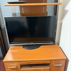 収納付きテレビ台　【状態良い】の画像