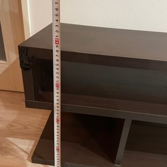 [32V型対応] 白井産業 テレビ台 ゲーム機収納 TV ダークブラウン 幅79.2 高さ38.4 奥行29.5cm KI2-4080DK キアエッセ2の画像