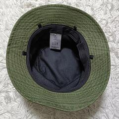 ワークマン×ディズニー 美品 バケットハット 帽子 ミッキー柄 緑色 L レディースの画像