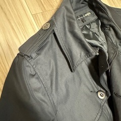黒 トレンチコート SCHLUSSELメンズ 美品 シュリセルの画像