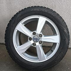 ボルボ純正　V40 アルミホイール付き冬用タイヤ4本セット　美品