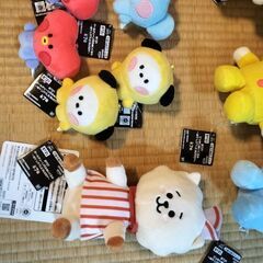 まとめ売り BT21 ぬいぐるみ、BTSキャラクターぬいぐるみ、 グッズの画像