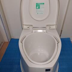 ★ポータブルトイレSP(O型便座カバー付&廃棄用取手付)◎【新品未使用品】の画像
