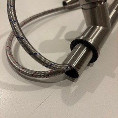 【定価¥5,900】新品未使用！混合水栓 洗面水栓 キッチン水栓 ステンレス製 faustina の画像