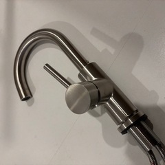 【定価¥5,900】新品未使用！混合水栓 洗面水栓 キッチン水栓 ステンレス製 faustina の画像