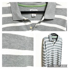【値下げ】AMERICAN EAGLE OUTFITTERS ボーダー ポロシャツの画像