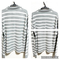 【値下げ】AMERICAN EAGLE OUTFITTERS ボーダー ポロシャツの画像