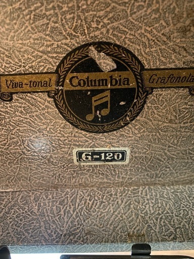 Colombia コロンビア 蓄音機 G-120 昭和レトロ アンティーク 実動