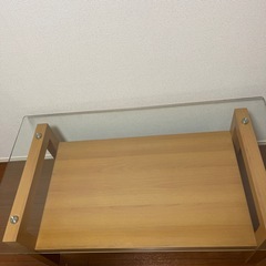 引取者様決定🙆‍♀️引取限定　無料　ニトリ　ガラステーブル　美品