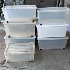 衣装ケース　大型容器　物入れ　ゴミ箱