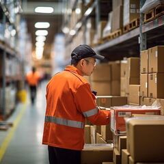 平日フルタイム　倉庫作業員募集！重い荷物はありません！の画像