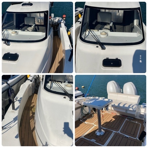 a1111601 ヤマハ ヤマハYF-23 ウォークアラウンド船 23ft 船外機 115馬力 2基 レジャーボート 釣り船 船 フィ