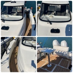 a1111601 ヤマハ ヤマハYF-23 ウォークアラウンド船 23ft 船外機 115馬力 2基 レジャーボート 釣り船 船 フィッシング エンジン 中古艇 の画像