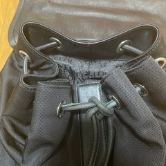 LOEWEロエベ　リュック ヴィンテージ ビンテージ　レザー　　バックパック　黒の画像