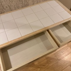 キッチンカウンター　レンジ台　キッチンワゴン　 タイルbcomapanyの画像