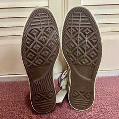【新品】コンバース：オールスター/ハイカット/サイドゴア/キャメル27.5cmの画像