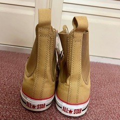 【新品】コンバース：オールスター/ハイカット/サイドゴア/キャメル27.5cmの画像