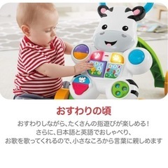 しまうまのベビーウォーカーの画像