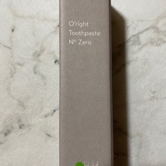 O’right Toothpaste N° Zero  95ml / オーライト No.ゼロ トゥースペーストの画像