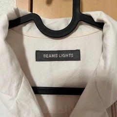 【BEAMS LIGHTS インド刺繍 オープンカラーシャツ】ビームス　白　ホワイト  メンズ レディース　福岡県　博多　吉塚　箱崎　天神の画像