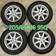 【超美品】スタッドレスタイヤ&アルミホイール　205/65R16...