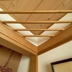 鴨居コーナーラック(木製)の画像