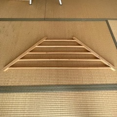 鴨居コーナーラック(木製)