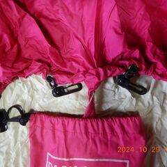 秀山荘のザックカバーの画像