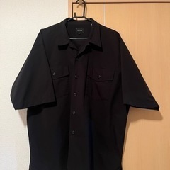 【BEAMS 半袖シャツ Mサイズ 】ビームス　黒　ブラック  ...